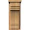 Ekena Millwork Pescadero Smooth Corbel w/Backplate, Western Red Cedar, 7 1/2"W x 10"D x 18"H COR08X10X18PEC01SWR - alternate 2